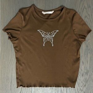 Urban kids girls butterfly top sz 14 years old brand new